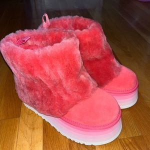 UGG Classic Mini Sherpa Corduroy Boots